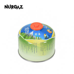 NURGAZ Bouteille de gaz portable 230g GPL pour réchaud de camping extérieur, réservoir de carburant léger et anti-explosion - Product Image 2