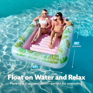 <span class=keywords><strong>Cama</strong></span> Flotante Inflable Negra para Tomar el Sol, Ideal para Piscinas y Bronceado - Product Image 6