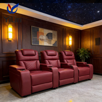 VIP Elektrisches Kinosofa mit Massage & Kühlung für Luxus-Heimkino - Modernes Design mit USB-Ladefunktion