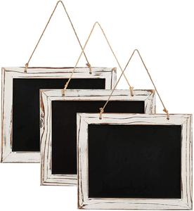 Cổ Điển Nhà Bếp Trang Trí Nội Thất Bảng Đen, Bảng Cổ Điển Màu Trắng Khung Gỗ Và Nhà Bếp Tường Trang Trí Nội Thất, biểu Tượng Đám Cưới Và Nhà Hàng Menu Treo Dòng - Product Image 1