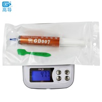 Pâte thermique conductrice de chaleur GD007 grise 6,8 W/M-K, plâtre en silicone, composé pour dissipateur thermique pour CPU, LED, GPU, refroidisseur, emballage en sac
