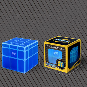 Qiyi Spiegel würfel Geschwindigkeit würfel blau Spiegel blöcke leuchtende magische Würfel Kunststoff ABS blau leuchten im Dunkeln rotierendes <span class=keywords><strong>Puzzle</strong></span> für Kinder - Product Image 2