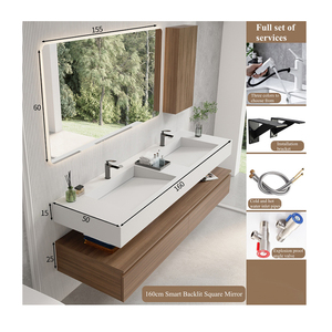 Cina all'ingrosso di fabbrica <span class=keywords><strong>Outlet</strong></span> Design armadi da bagno specchio bagno vanità per il bagno moderno - Product Image 6
