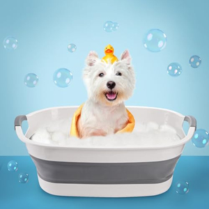 Panier à linge en plastique chaud, gain de place pour la maison, le bain, le nettoyage des vêtements, des animaux domestiques et le trempage des pieds - Product Image 2