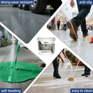 Chất lượng cao kim loại hiệu ứng ngọc trai màu thạch anh <span class=keywords><strong>Epoxy</strong></span> lớp phủ sàn chất lỏng xuất hiện phun ứng dụng cho nhà để xe tầng sơn - Product Image 3