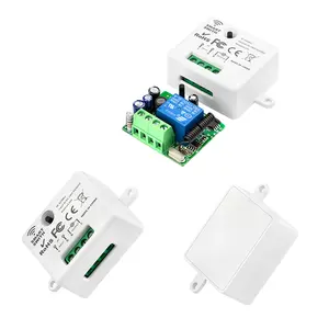 433Mhz RF Wireless Smart Switch Light 86 Wall Panel Switch with Remote Control Relay Receiver 220V for Led Light Lamp Fan