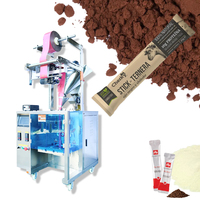 Machine d'emballage verticale automatique haute vitesse VFFS pour sachets de poudre de café instantané, de sucre et de lait en poudre avec remplissage à vis sans fin