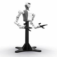 Robots collaboratifs d'automatisation industrielle à pulvérisation intelligente haute puissance personnalisables avec moteur PLC et construction en alliage métallique
