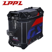 Promotion : Top Case Moto en Aluminium 55I, Lot de 3 Boîtes Antivol pour Motos de Tourisme/Cruisers
