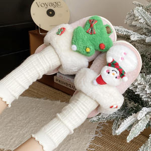 Pantuflas de PVC de Nueva Tendencia, Pantuflas Navideñas, Pantuflas Cálidas, Pantuflas de Felpa, Pantuflas Planas, Pantuflas de Moda de Alta Calidad - Product Image 2