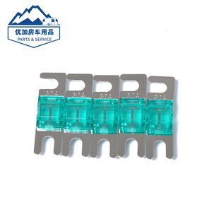 Mini-fusible ANL 30A vert 1 pôle automobile à soufflage rapide en laiton nickelé, fusible à cartouche axial - Product Image 1