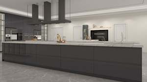 <b>Kitchen</b> <b>Cabinet</b> Designs Modern White with Plywood and MDF Construction Multifunctional Space for Stylish Home - Product Image 6