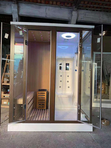 Prix de gros Bain de vapeur pour sauna <span class=keywords><strong>Cabine</strong></span> de douche à vapeur commerciale à usage domestique <span class=keywords><strong>avec</strong></span> <span class=keywords><strong>baignoire</strong></span> Kit de salle de sauna infrarouge - Product Image 5