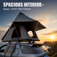 Carpa de Techo Rígida de Aluminio, Impermeable, de Tela Oxford, de Instalación Rápida, para SUV, Viajes Todoterreno