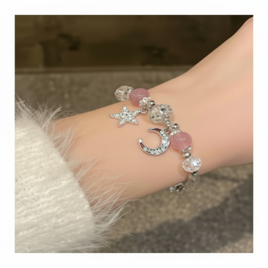 Vendita calda in stile coreano braccialetti di perline per ragazze Trending braccialetti in lega di pietra all'ingrosso per occasioni di anniversario - Product Image 2