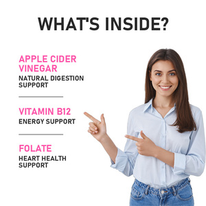High Grade Apple Cider Vinegar Slimming Gummie Formulated to Support Weight Control Gut Health Detox and Cleanse <b>Supplement</b> - Product Image 4