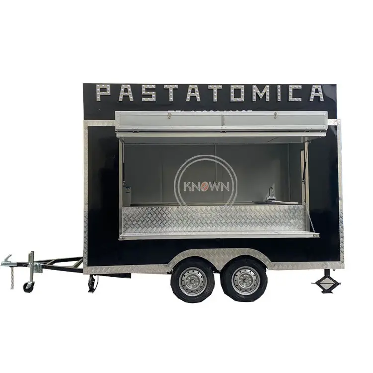 Oem 3.5M <span class=keywords><strong>Lengte</strong></span> Mobiele Street Food Trailer Ijs Vending Kiosk Snack Hot Dog Kar Hamburger Truck Voor Europa