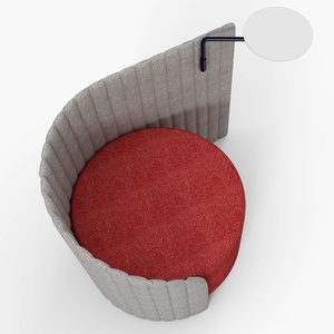 Chaise de conférence et de formation de haute qualité avec tablette d'écriture, chaise de réunion pour école et bureau avec étagère, canapé de loisirs - Product Image 4