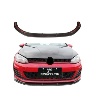 In Fibra di carbonio MK7 Paraurti Anteriore Labbro per <span class=keywords><strong>VW</strong></span> <span class=keywords><strong>Golf</strong></span> <span class=keywords><strong>VII</strong></span> 7 GTI 2014 - Product Image 2