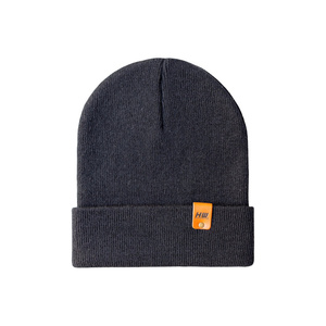 DB Sports Hats Traditional Solid Charcoal Black Cuffed Hat - Product Image 1