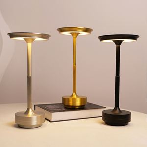 Modern Rechargeable LED <b>Table</b> <b>Lamp</b> Touch Sensor Night Light Reading <b>Wireless</b> Battery Dimmable Metal Shade Desktop <b>Lamp</b> Bedroom - Product Image 1