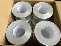 Ruban adhésif en aluminium argenté 63 mm x 50 m, échantillon gratuit, pour climatisation HVAC, adhésif acrylique à base de solvant