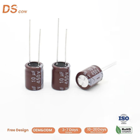 450V 10μF 10x13mm Radial Electrolytic Capacitor, 10000H, Excellent Thermal Dissipation, Pressure Relief Vent, ESR Optimization