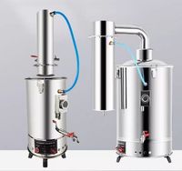 Distillateur d'eau en acier inoxydable pour laboratoire médical et entretien de batterie