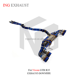 <span class=keywords><strong>ING</strong></span> para Nissan 2008-2022 GTR/3,8 R34 R35 T sistema de escape aleación de titanio Catback válvula de escape control remoto inalámbrico - Product Image 2