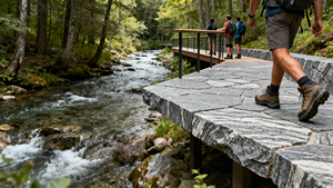 Bloques de Granito Azul Aran Únicos, Inspirados en Caminos de Montaña, para Paredes Decorativas Interiores, Revestimiento de Paredes en Espacios Comerciales y Cocinas - Product Image 5
