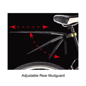 Sunnywheel SW-PS1FR Adhesivo Reflectante Trasero para Bicicleta de Desmontaje Rápido, Material PA6, Accesorios de Seguridad para Ciclismo de Montaña y Carretera - Product Image 2