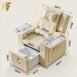 Wasseranschlussfreier Fußbad-Stuhl Elektrischer <span class=keywords><strong>Massage</strong></span>-Pedikürestuhl für Hand- und Fußpflege Wimpernverlängerung Maniküre Pediküre - Product Image 5