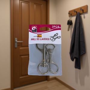 MNJ Keychain Ring 2Pcs Metal Key Holder For Keys Accessory - Product Image 2