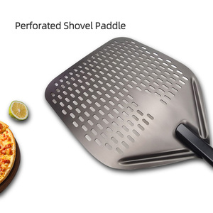 Herramientas <span class=keywords><strong>para</strong></span> <span class=keywords><strong>hornear</strong></span> Pizza, <span class=keywords><strong>pala</strong></span> cuadrada de Metal de aluminio oxidado <span class=keywords><strong>para</strong></span> Pizza, <span class=keywords><strong>pala</strong></span> de transferencia de <span class=keywords><strong>pan</strong></span> perforada <span class=keywords><strong>para</strong></span> Pizza de 12 pulgadas - Product Image 5