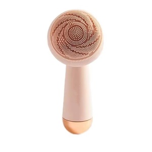 Cepillo Facial Ultrasónico de Silicona, Color Oro Rosa, Antibacterial, 4 Velocidades, Limpiador de Poros con Bolas Giratorias, USB Eléctrico, Limpieza Profunda, 1 Año de Garantía - Product Image 6