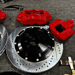 Kit d'étriers <span class=keywords><strong>de</strong></span> <span class=keywords><strong>frein</strong></span> surdimensionnés personnalisés rouge GT4 + EPB pour VW Golf 7R, Jeep Wrangler JK, Ford Bronco F150, Dodge RAM 1500 2500, BMW F10 G20 G30 - Product Image 2