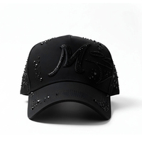 Gorra de Béisbol Bordada de 5 Paneles ODM OEM al por Mayor con Gorras Personalizadas de Lujo Totalmente de Gamuza