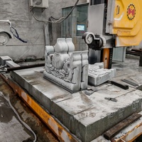 Machine de traitement de la pierre CNC multifonctionnelle pour les arcs, découpe intelligente au diamant