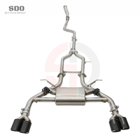 Système d'échappement complet en acier inoxydable SD pour Cadillac CT4 LSY 2.0T 2020-2026, échappement à soupapes de performance et collecteur droit