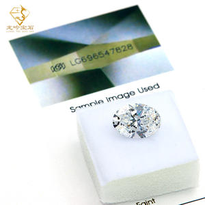 ラボ成長ダイヤモンドIGI証明書D VVS 3EX優れたカット1.5CT楕円形CVDダイヤモンド婚約結婚指輪用 - Product Image 5