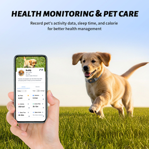 Không Có Thẻ Sim Thông Minh Pet <span class=keywords><strong>Dog</strong></span> 4G Wifi GPS Tracker Thiết Bị Không Thấm Nước Thời Gian Thực Định Vị Cổ Áo Với Theo Dõi Sức Khỏe Hàng Rào Ảo - Product Image 3