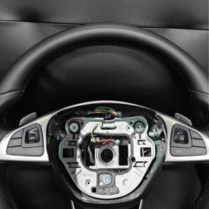 Housse de <span class=keywords><strong>volant</strong></span> pour <span class=keywords><strong>Mercedes</strong></span> Benz W176 W246 W205 C117 R231 R172 C253 AMG C43 GLA 45 X156 - Product Image 5