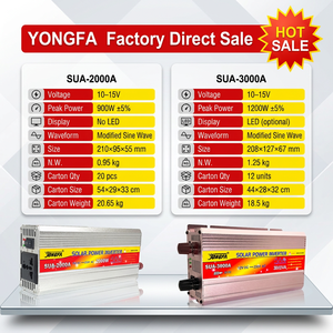 Onduleurs YongFa 12V 24V 220V DC AC 2000W Onde Sinusoïdale Modifiée Monophasé <span class=keywords><strong>2000VA</strong></span> <span class=keywords><strong>Prix</strong></span> Usine - Product Image 4