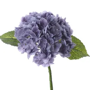 DREA Hot Sale Wedding Home Decoration High Quality Real Touch Flowers Vintage Color Large Artificial Flower Hydrangea