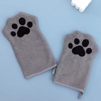 Serviettes pour animaux de compagnie, gants de bain, serviettes de nettoyage pour animaux, séchage rapide, absorbantes, produits de bain pour animaux