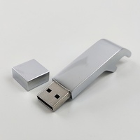 Clé USB en gros 1 Go/2 Go/4 Go, ouvre-bouteille en métal, gravure laser, cadeau d'été pour boissons, fabriqué en Chine, personnalisable