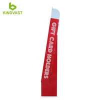 Porte-chaussettes ondulé personnalisé Supports pour magasins en carton Présentoir pour achat au détail