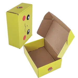 Op Maat Groothandel Uw Eigen Logo Afdrukken Opvouwbare Kraftpapier Kartonnen Speelgoeddoos Verpakking Mail Mailer Doos Op Maat