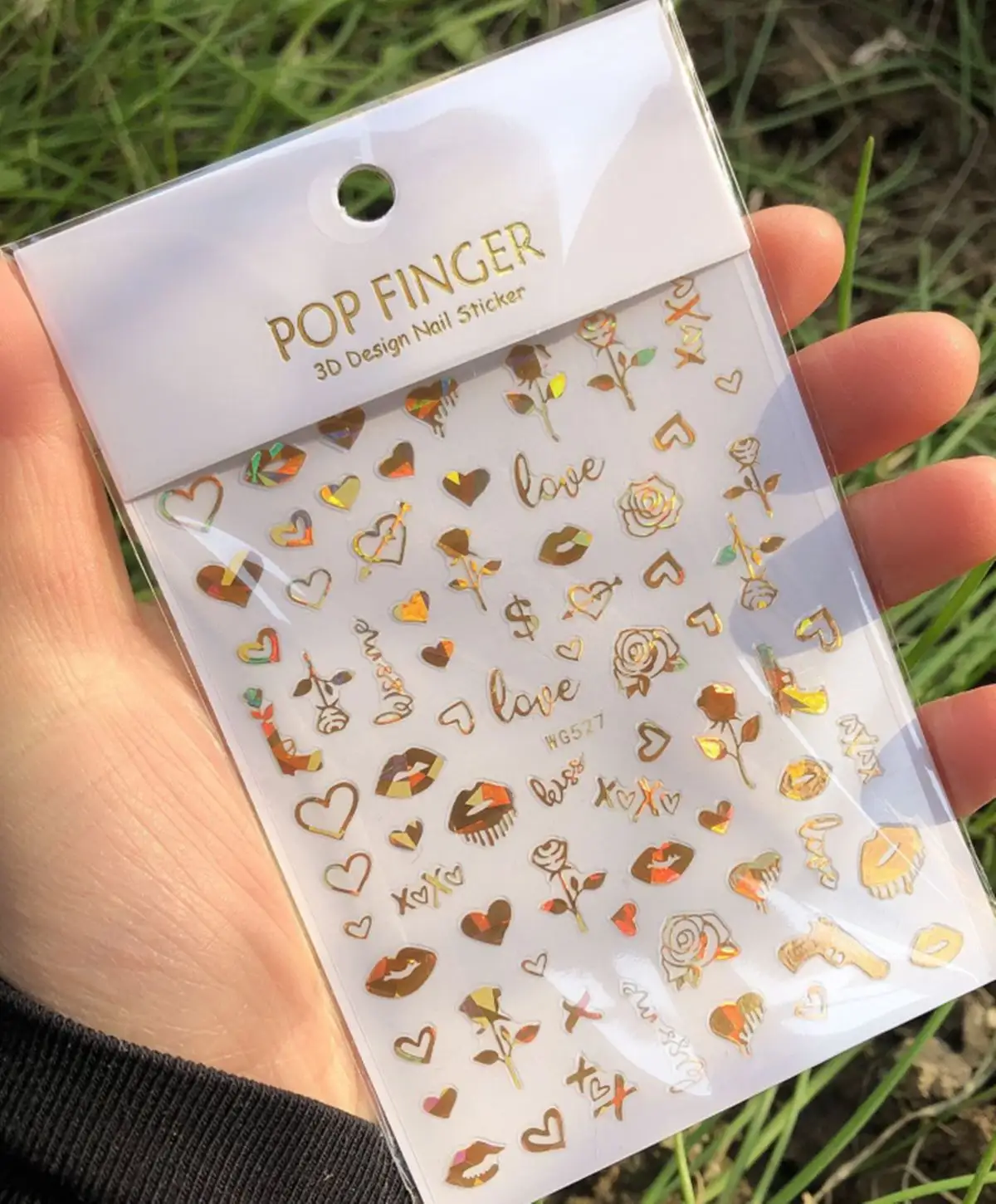 Yüksek kaliteli karışık toptan çiçek tırnak Sticker DIY süslemeleri Sticker Nail Art kız için