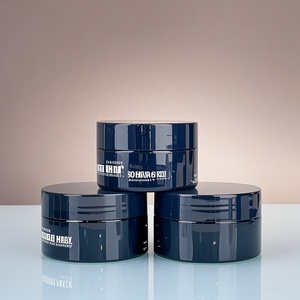 Luxury Cosmetic <b>Jars</b> <b>Empty</b> 100ml 120ml 200ml 250ml 500ml Plastic <b>Jars</b> Pet Face Cream Matte Black Plastic Cosmetic <b>Jars</b> - Product Image 2